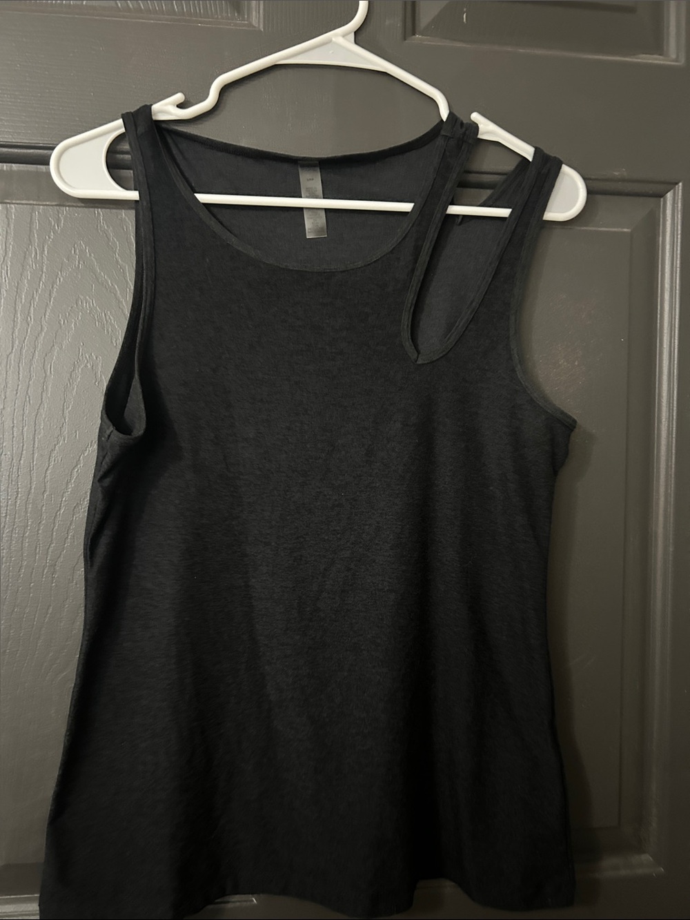 Women’s Black Tank Top – Classic Scoop Neck